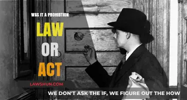 Prohibition Law vs. Act: Understanding the Legal Difference and Impact