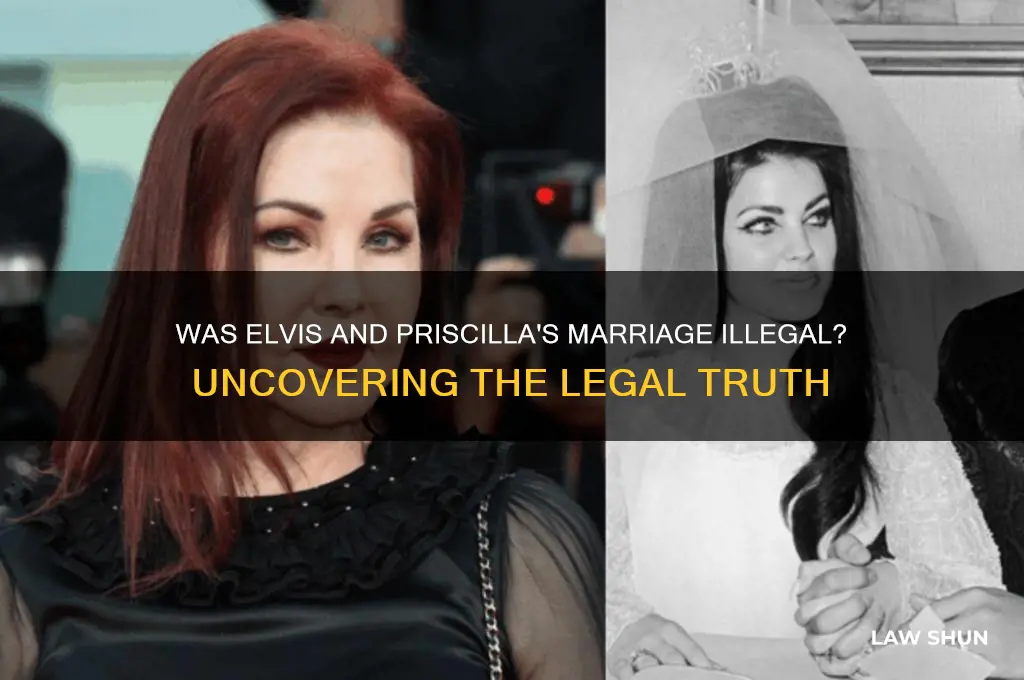 was it against the law for elvis to marry pricilla