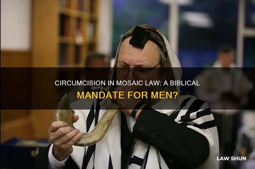 was it in the mosiac law that men be circumcised