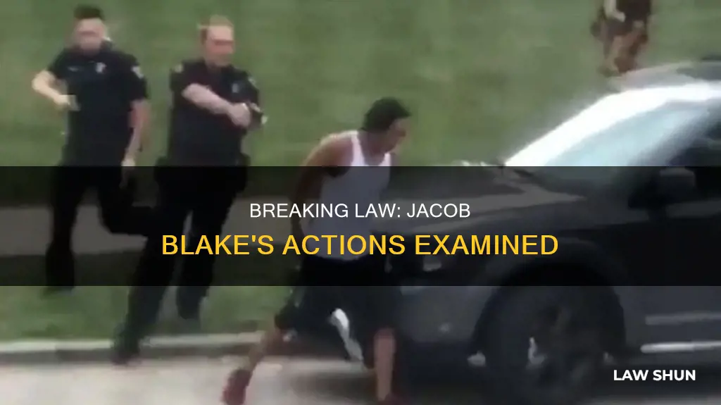 was jacob blake breaking the law