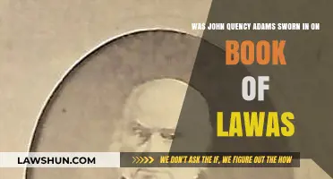 John Quincy Adams' Oath: Sworn on a Book of Laws?