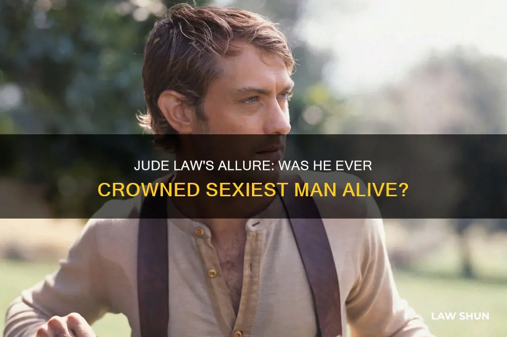 was jude law ever voted sexiest man