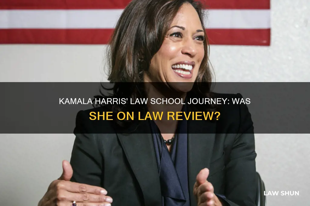 was kamala harris on law review