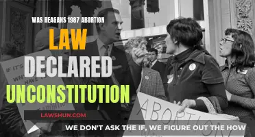 Abortion Law: Reagan's Unconstitutional Legacy