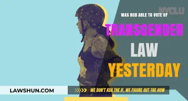 Did RGB Influence Yesterday's Transgender Law Vote Outcome?