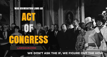 Segregation Laws: Were They an Act of Congress?