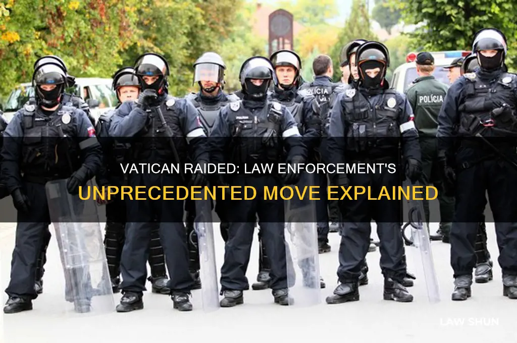 was teh vatican raided by law officers