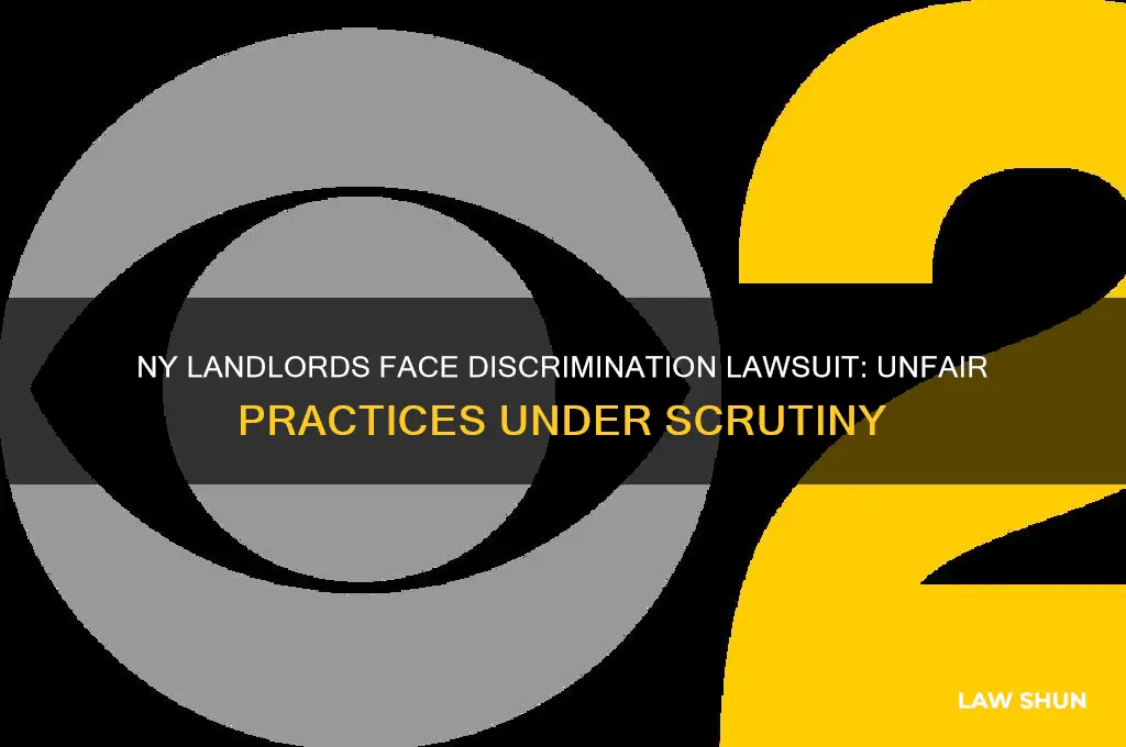was the discrimination law suite brought against landlords in ny