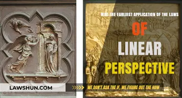 Unveiling the Origins: Early Application of Linear Perspective Laws