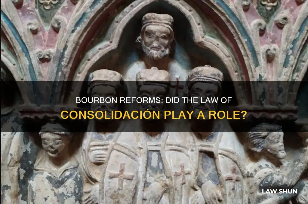 was the law of consolidacion part of the bourbon reforms