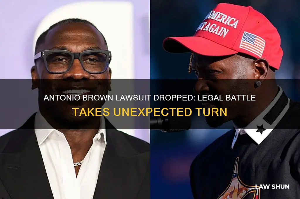 was the law suit against antonio brown dropped
