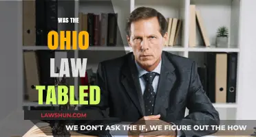 Ohio Law Tabled: Understanding the Latest Legislative Developments and Impact