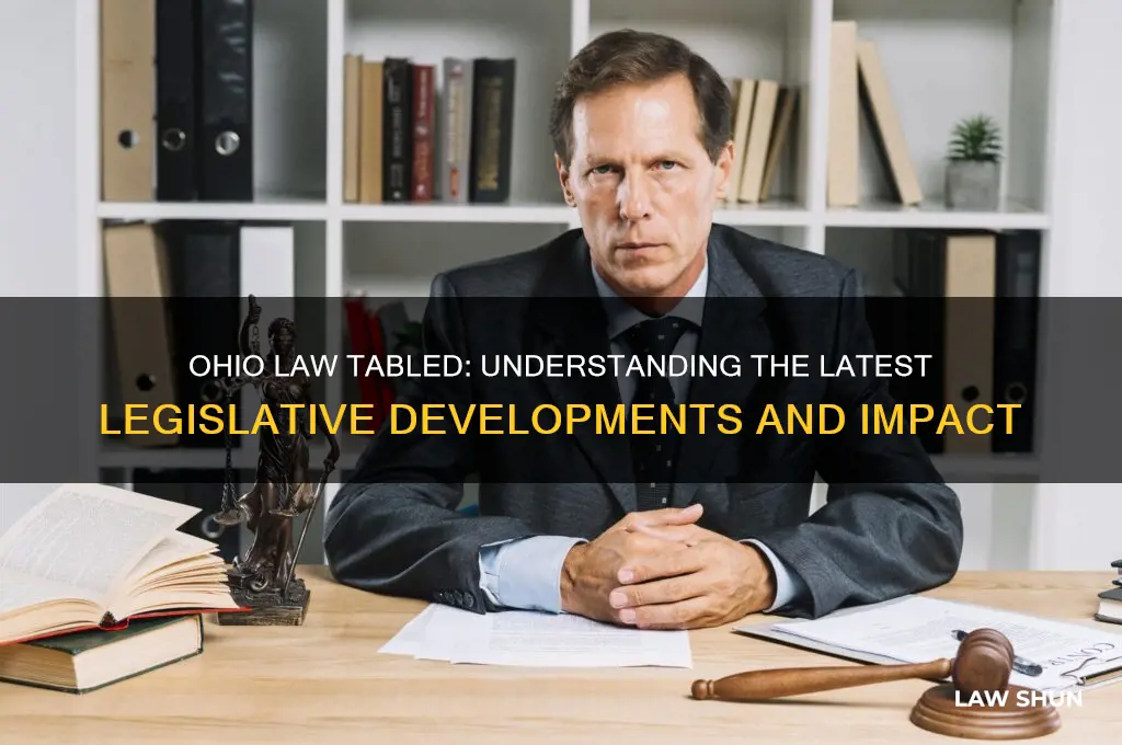 was the ohio law tabled