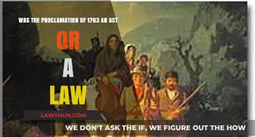 Proclamation of 1763: Act, Law, or Royal Decree?