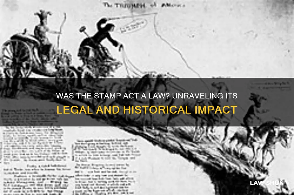 was the stamp act a law