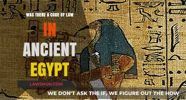 Ancient Egypt's Legal System: Did a Code of Law Exist?