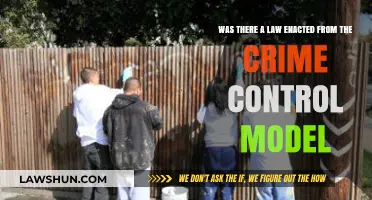 Crime Control Model: Did It Lead to New Legal Enactments?