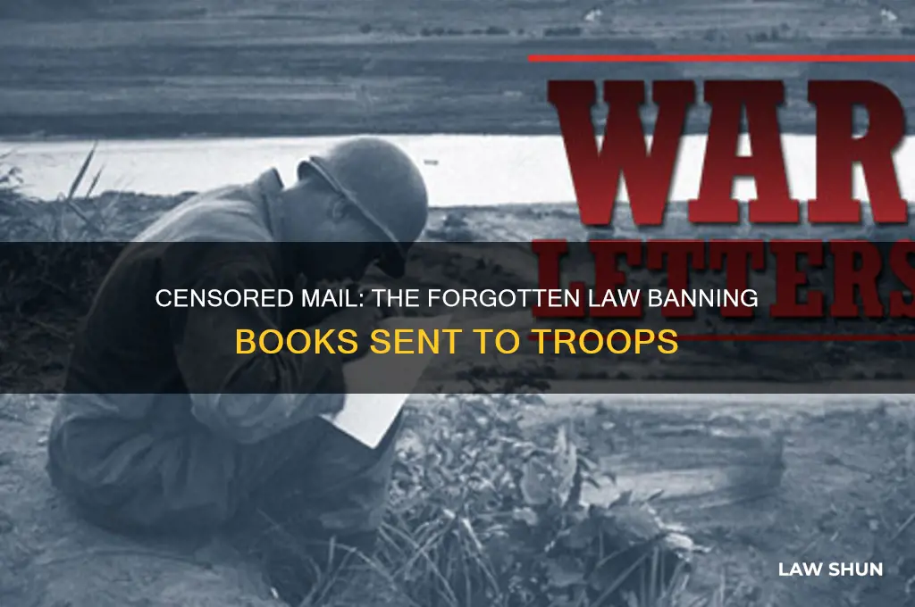 was there a law that banned books sent to servicemen