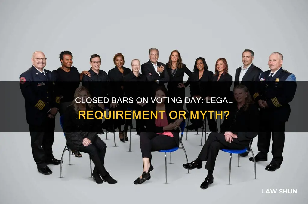 was there a law that bars closed on voting day