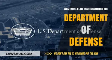 The Legal Birth of the Department of Defense: A Historical Overview