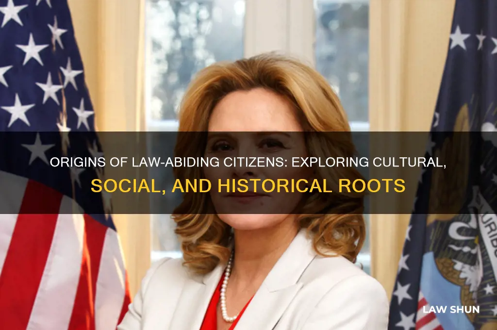 were does law abiding citizens come from