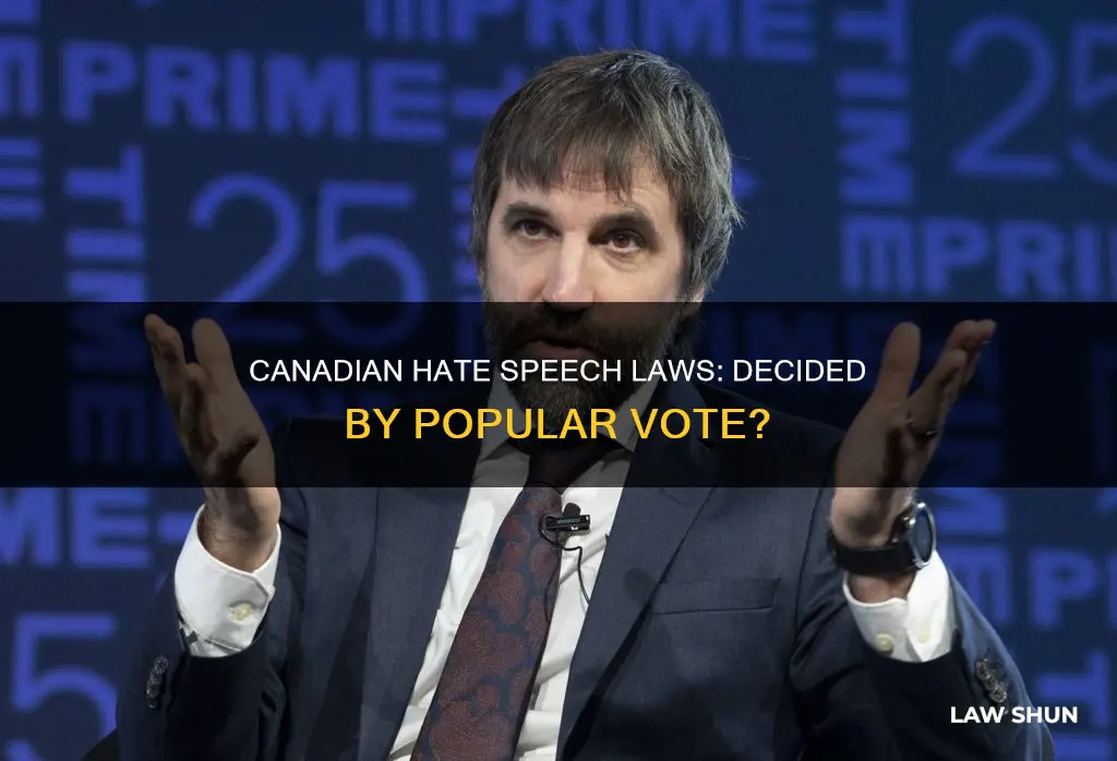 were hate speech laws in canada decided by voting