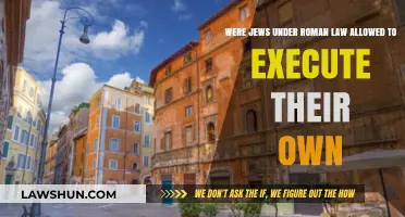 Jewish Autonomy Under Roman Law: Execution Rights and Legal Boundaries