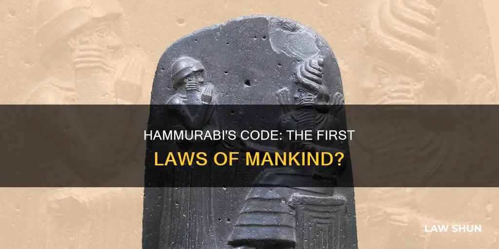 were the hammurabi laws the first laws in the world