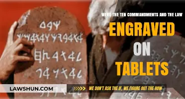 Were the Ten Commandments and the Law Engraved on Tablets?