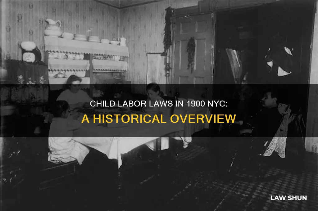 were there child labor laws in 1900 nyc