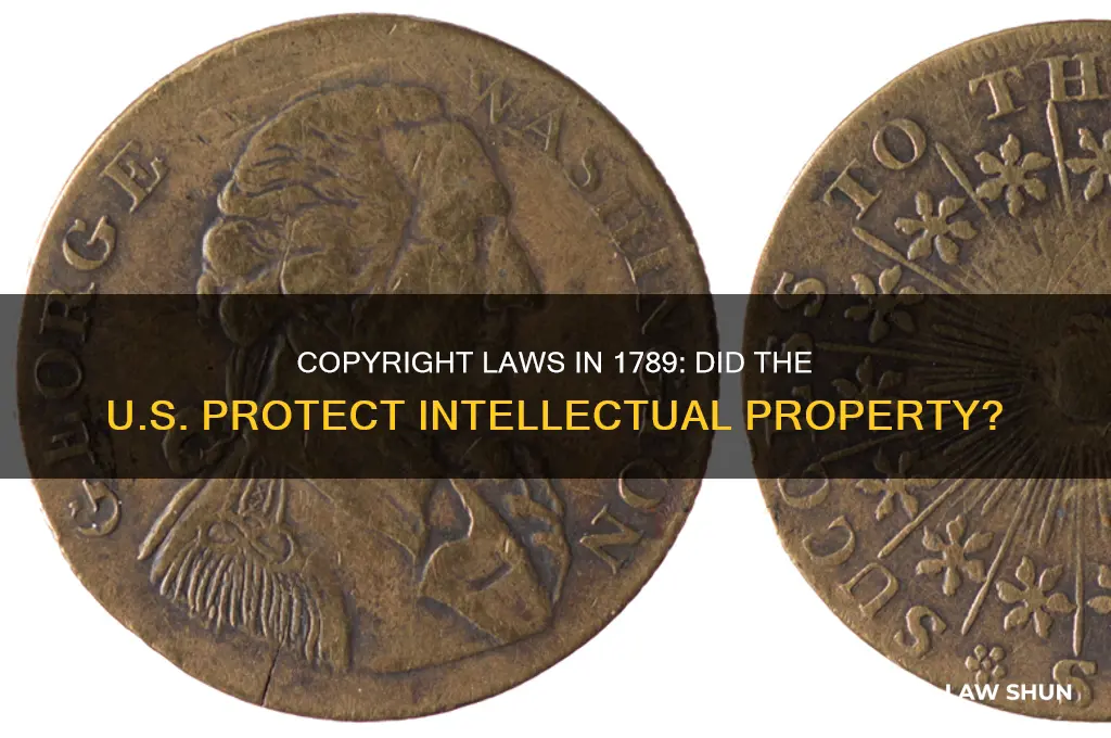were there copyright laws in us in 1789