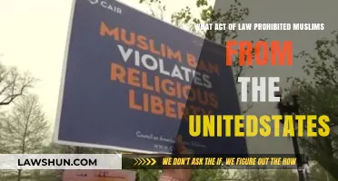 The Legal Ban: Excluding Muslims from the United States