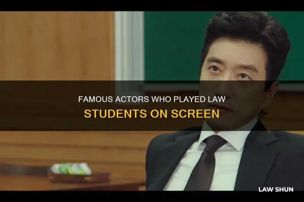 what actors were cast as law students