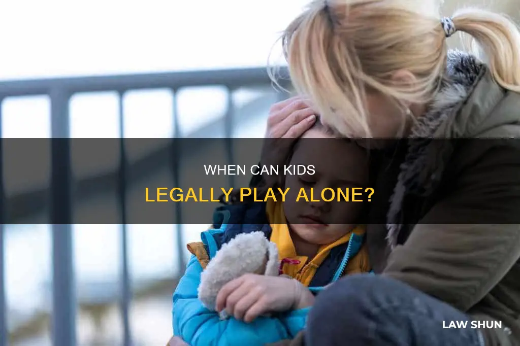 what age can a child play unsupervised law