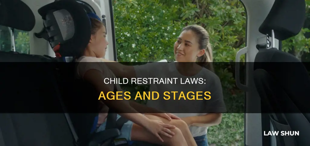 what age does child restraint law apply