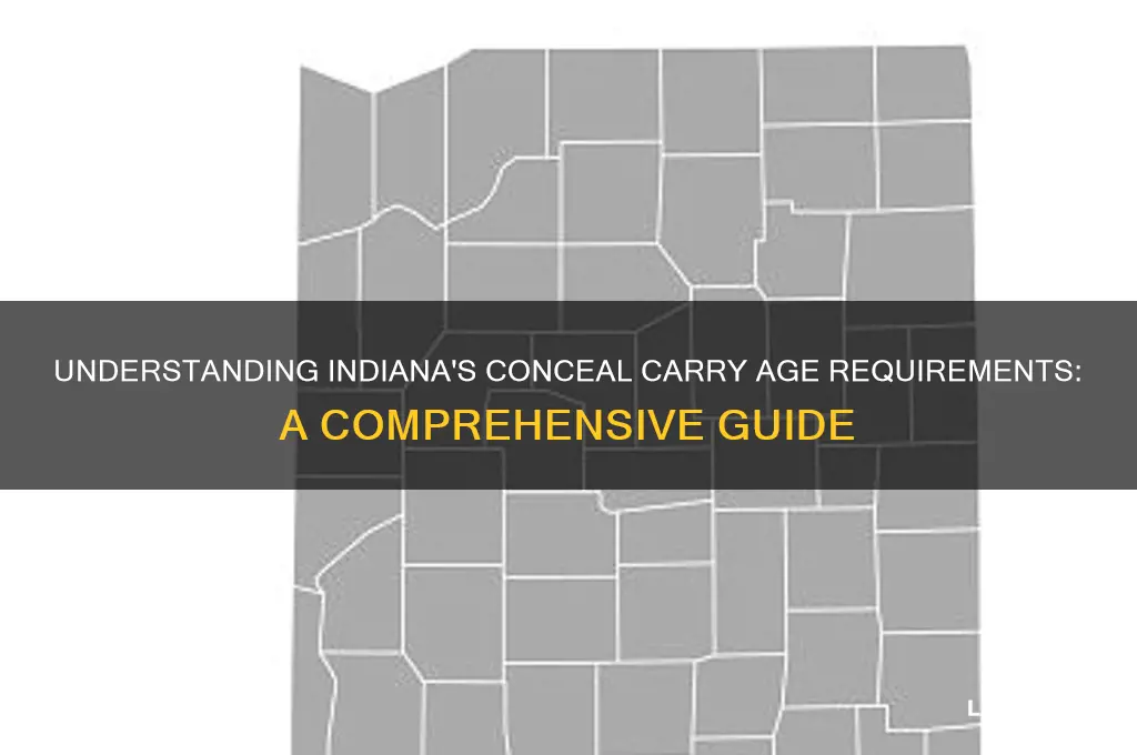 what age is indiana conceal carry law