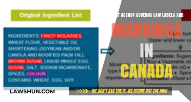 Who Regulates Law Labels and Markings in Canada?