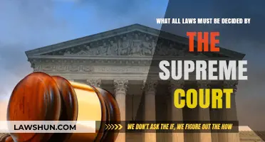 Supreme Court Authority: Deciding Which Laws Fall Under Its Jurisdiction
