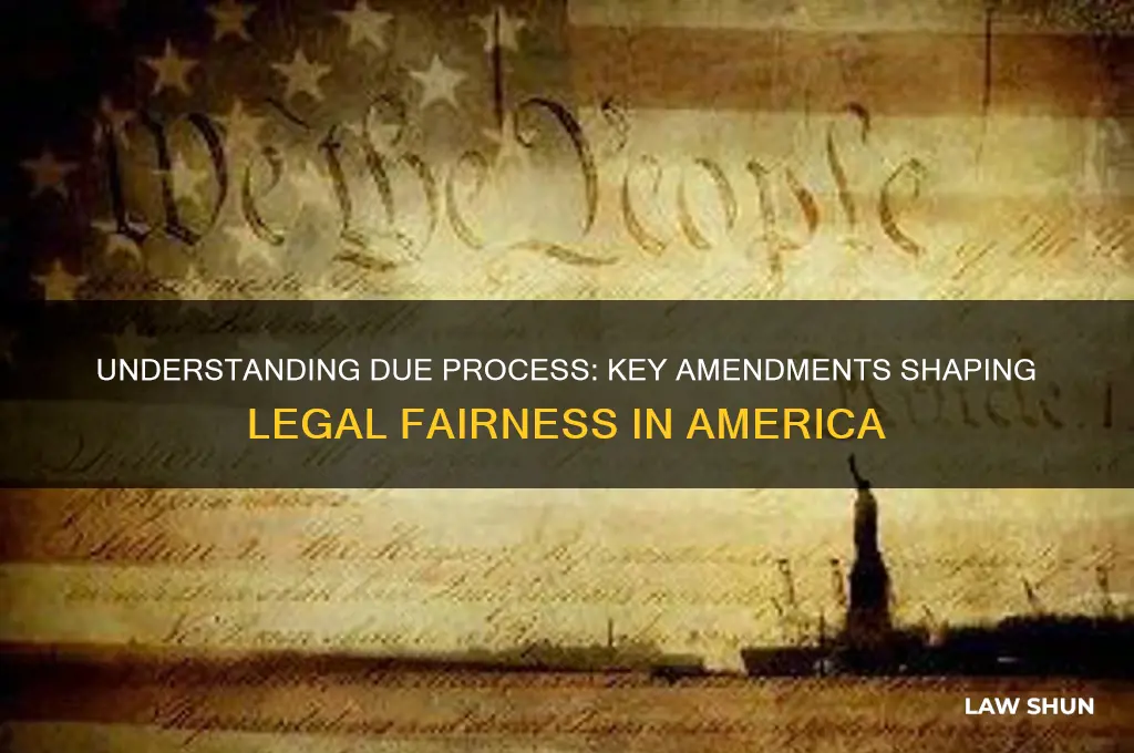 what amendments are the essence of due process of law