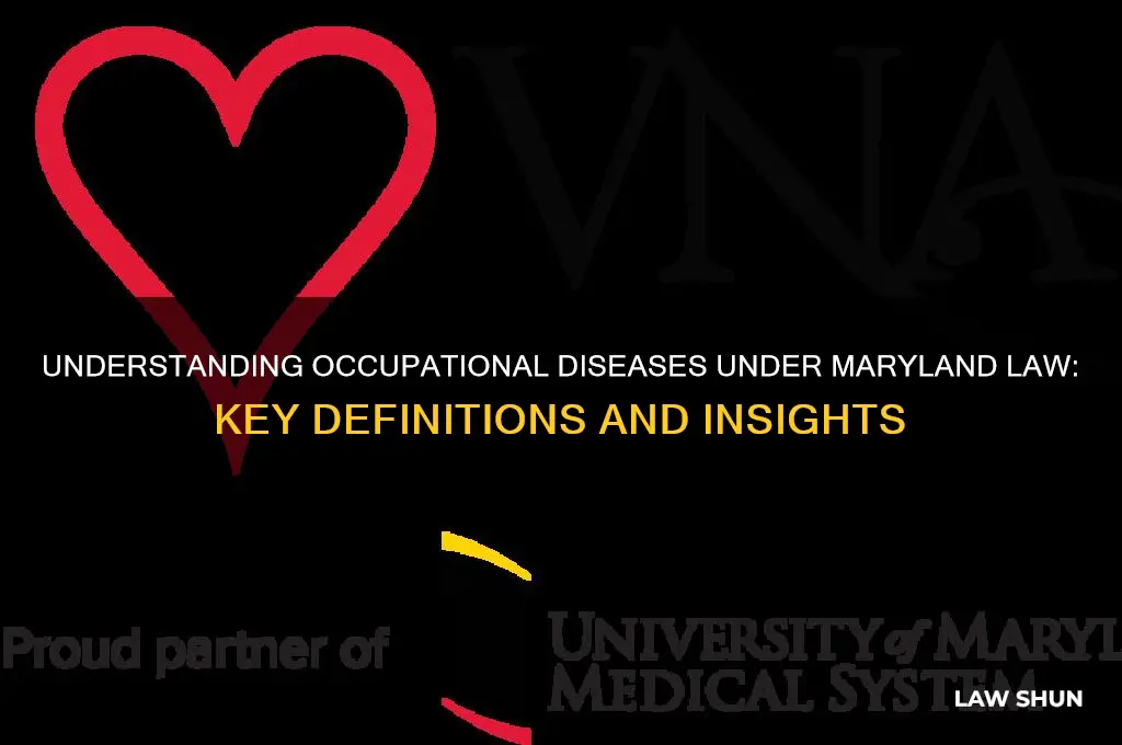 what an occupational disease is as defined by maryland law