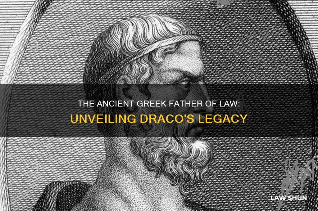 what ancient greek is considered the father of law