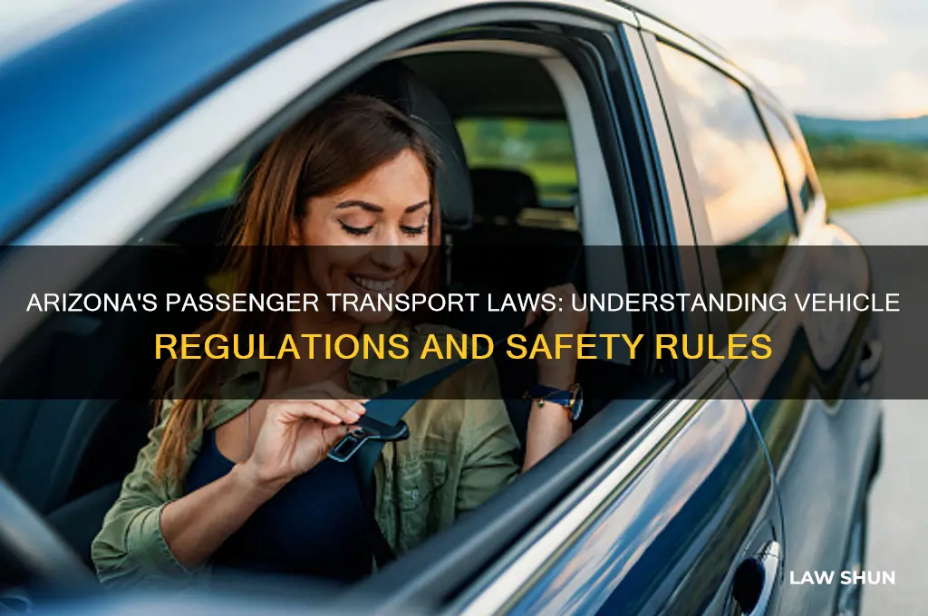 what ar the laws regarding pts in vehicles in arizona