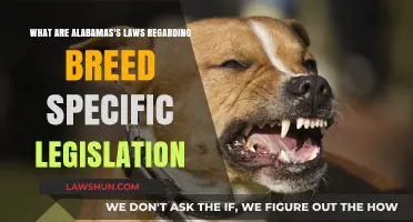 Alabama's Breed-Specific Laws: Understanding the State's Canine Regulations