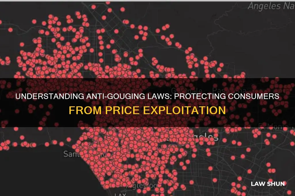 what are anti gouging laws