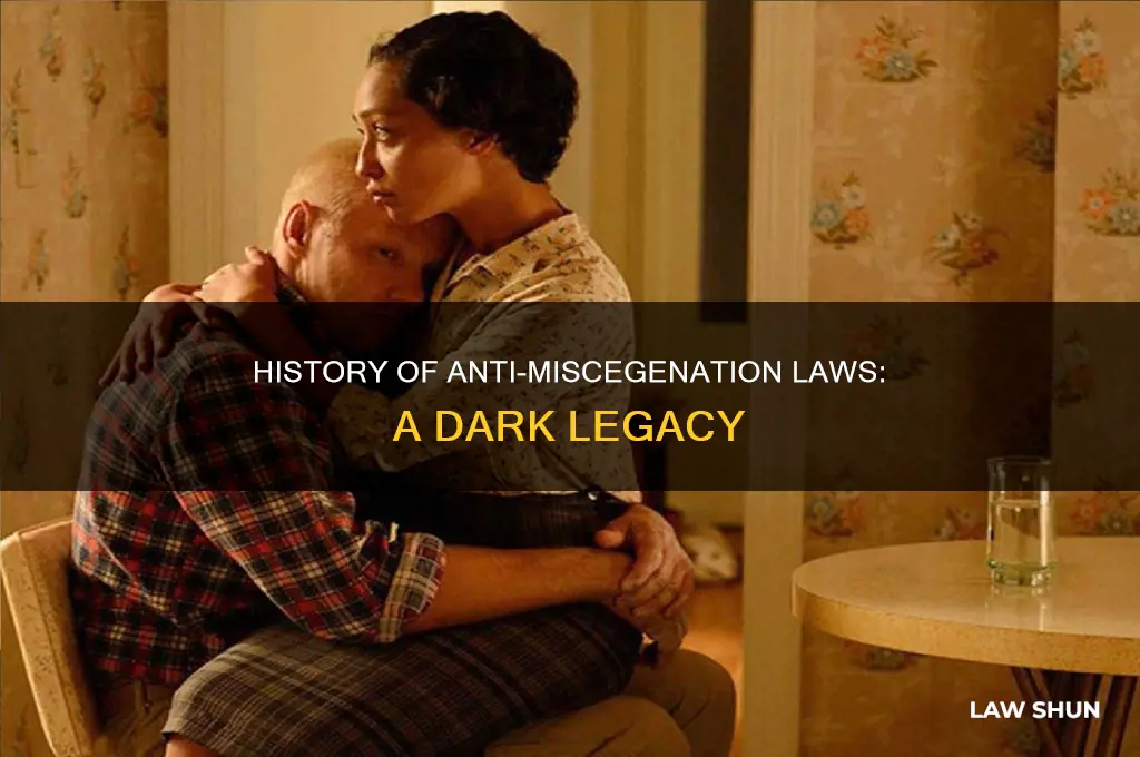 what are anti miscegenation laws