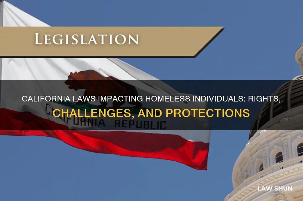 what are ca laws that affect homeless people