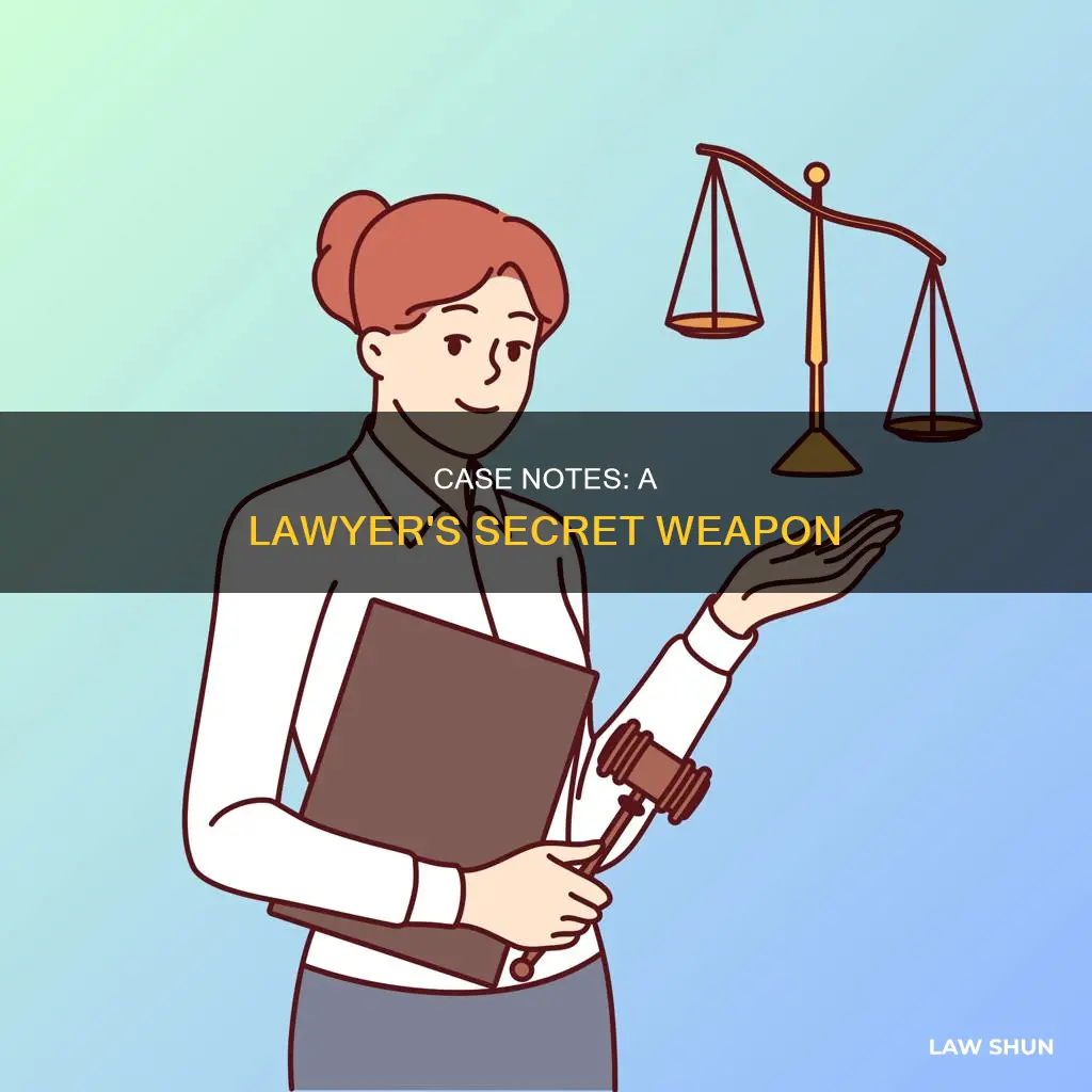 what are case notes in law