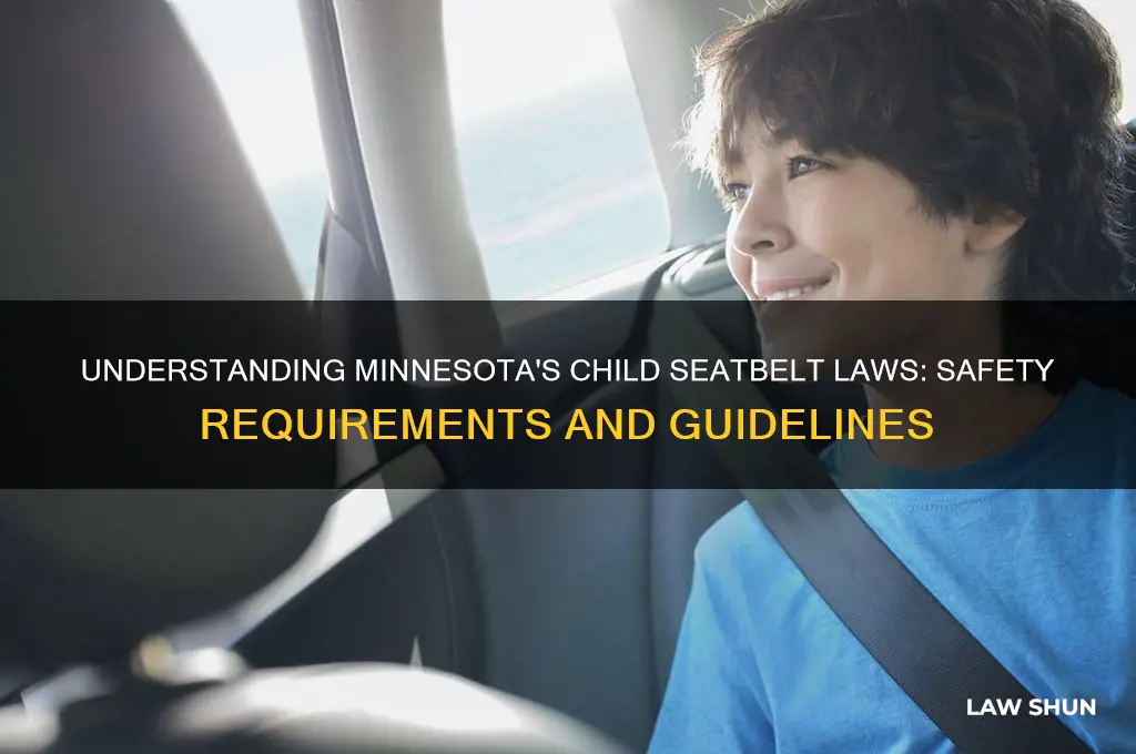 what are child seatbelt laws in minn