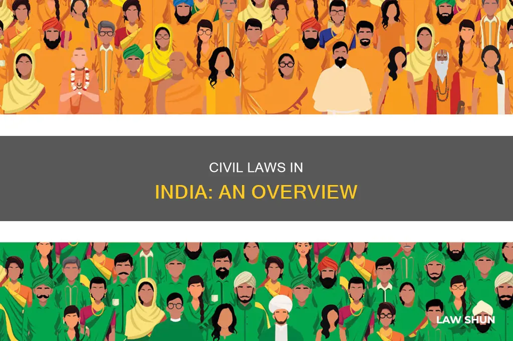 what are civil laws in india