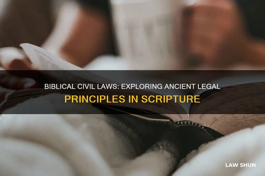 what are civil laws in the bible